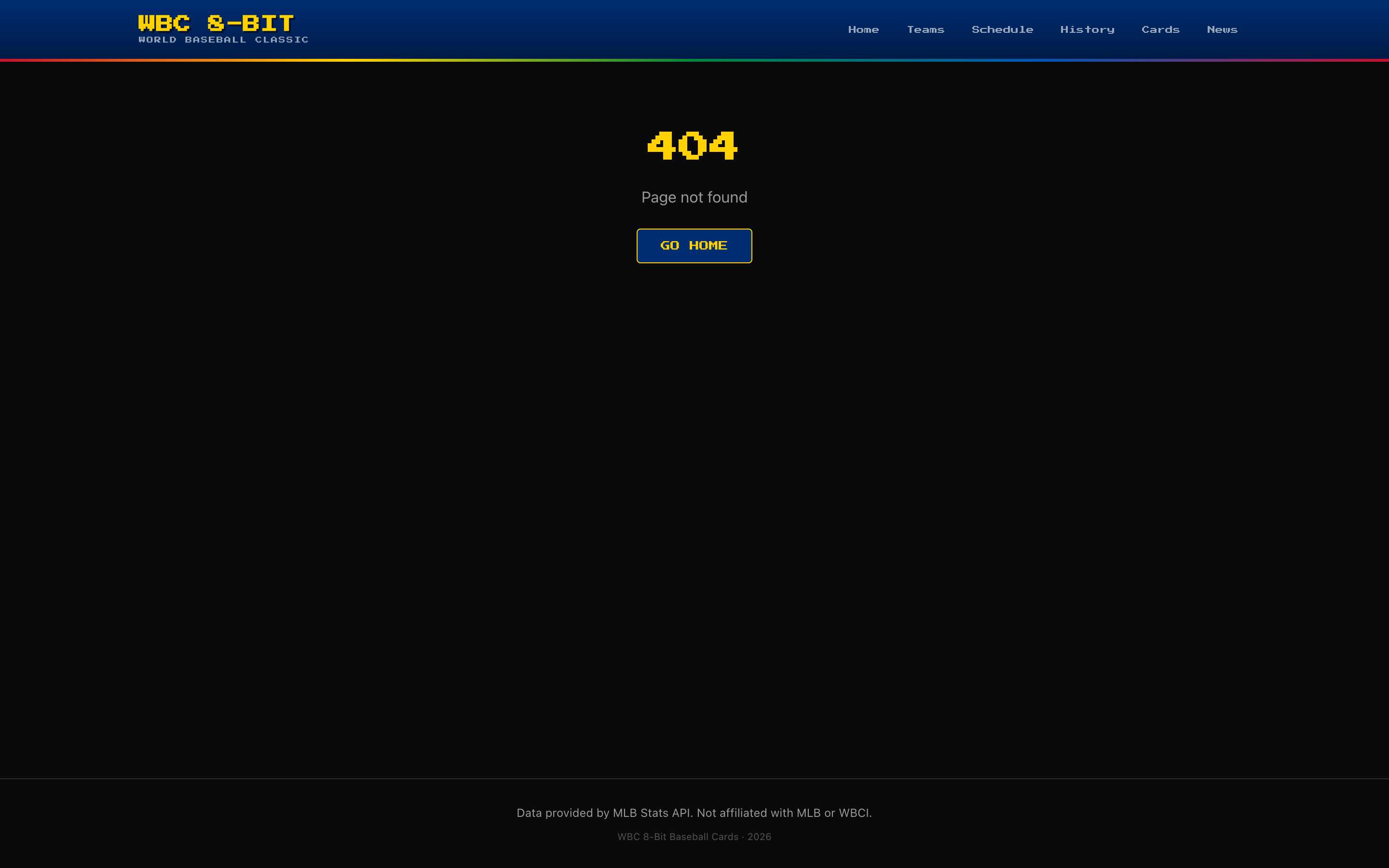 Detailed view of a single 8-bit baseball card with stats